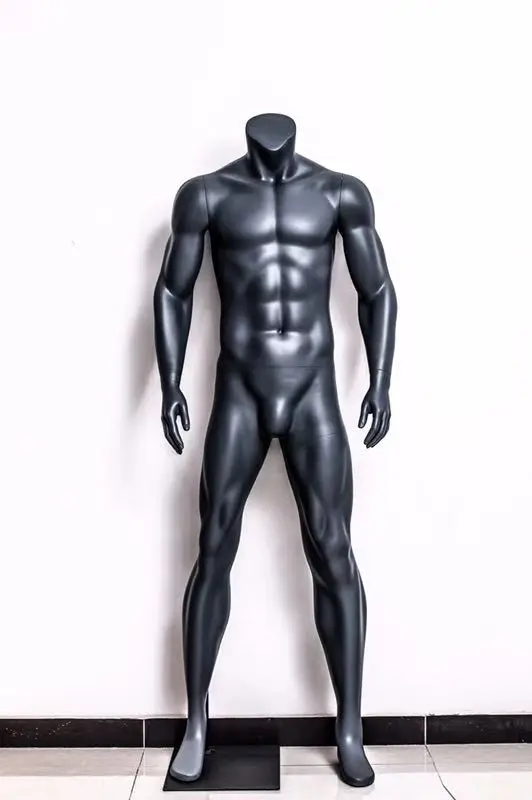 Fiberglass Male headless standing sports mannequin man Athletic model