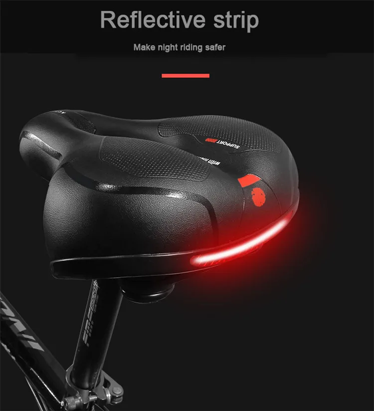 Best prices waterproof comfortable pu mountain bicycle saddle high elastic polyurethane foam pad bike saddle