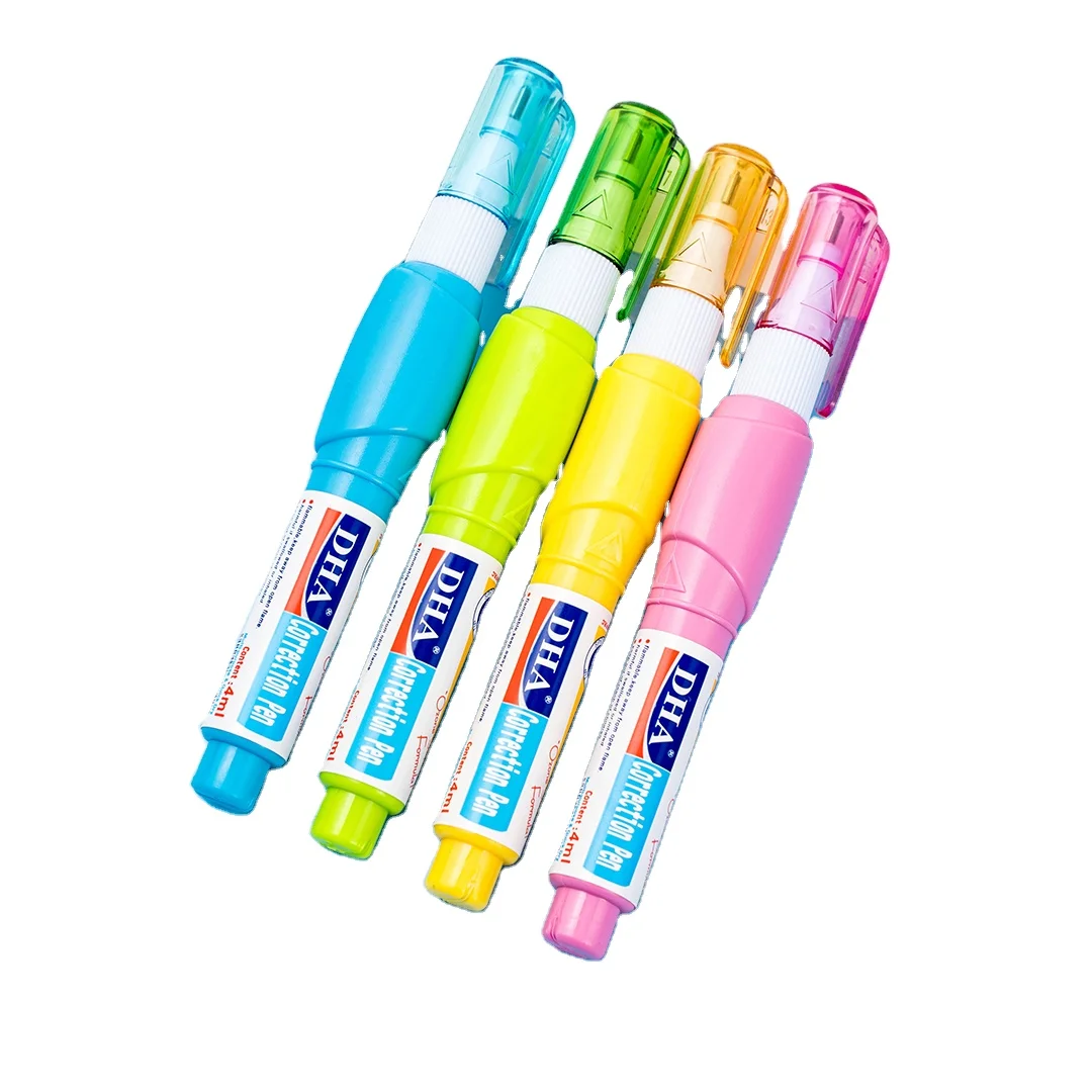Wholesale High Quality Quick Dry Correction Pen White Ink Correction Fluid With Metal Tip