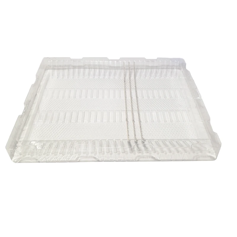2024 New Eco Friendly Pet Box Clear Blister Packaging Candle Mold Cavity Clamshell Tray