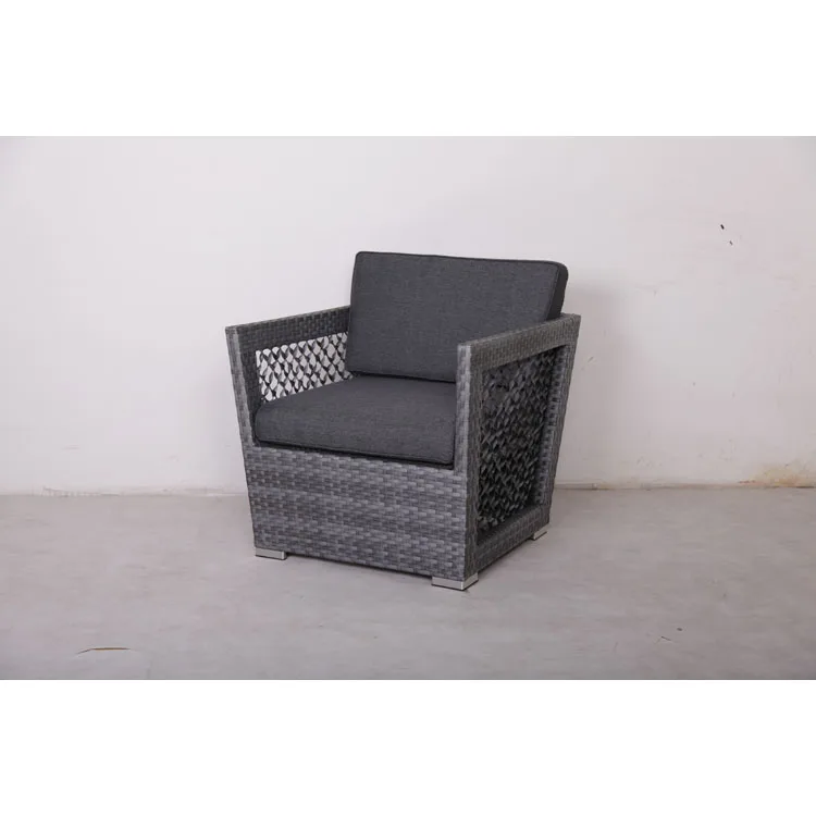 High Cost-Effective Factory Supply Outdoor Rattan Garden Aluminium Sofa Set Furniture