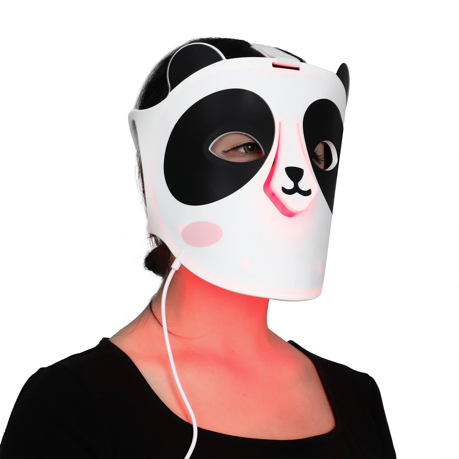 Sunsred New Design Wholesale Led Beauty Face Mask Infrared 4 in One Led Face Mask Red Silicone