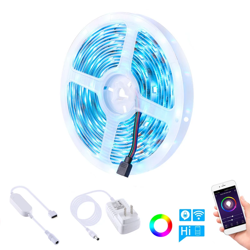  Умное управление через приложение Wifi светодиодная лента RGB с изменением цвета