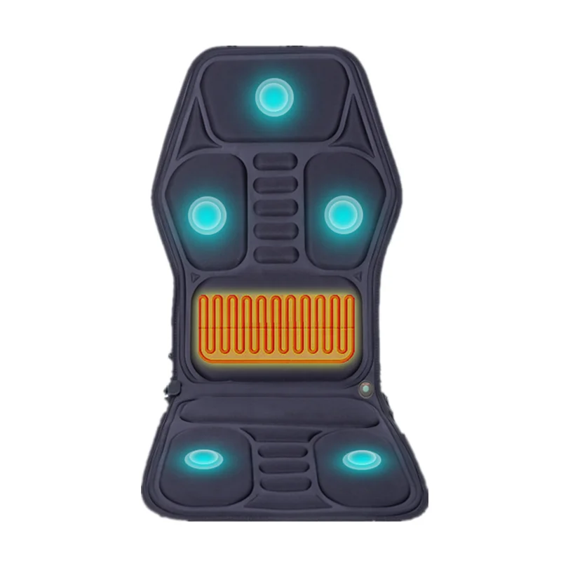 Всего тела 8 режимов автомобиля сиденье вибрации с подогревом шиацу массажная подушка с высокой температурой
