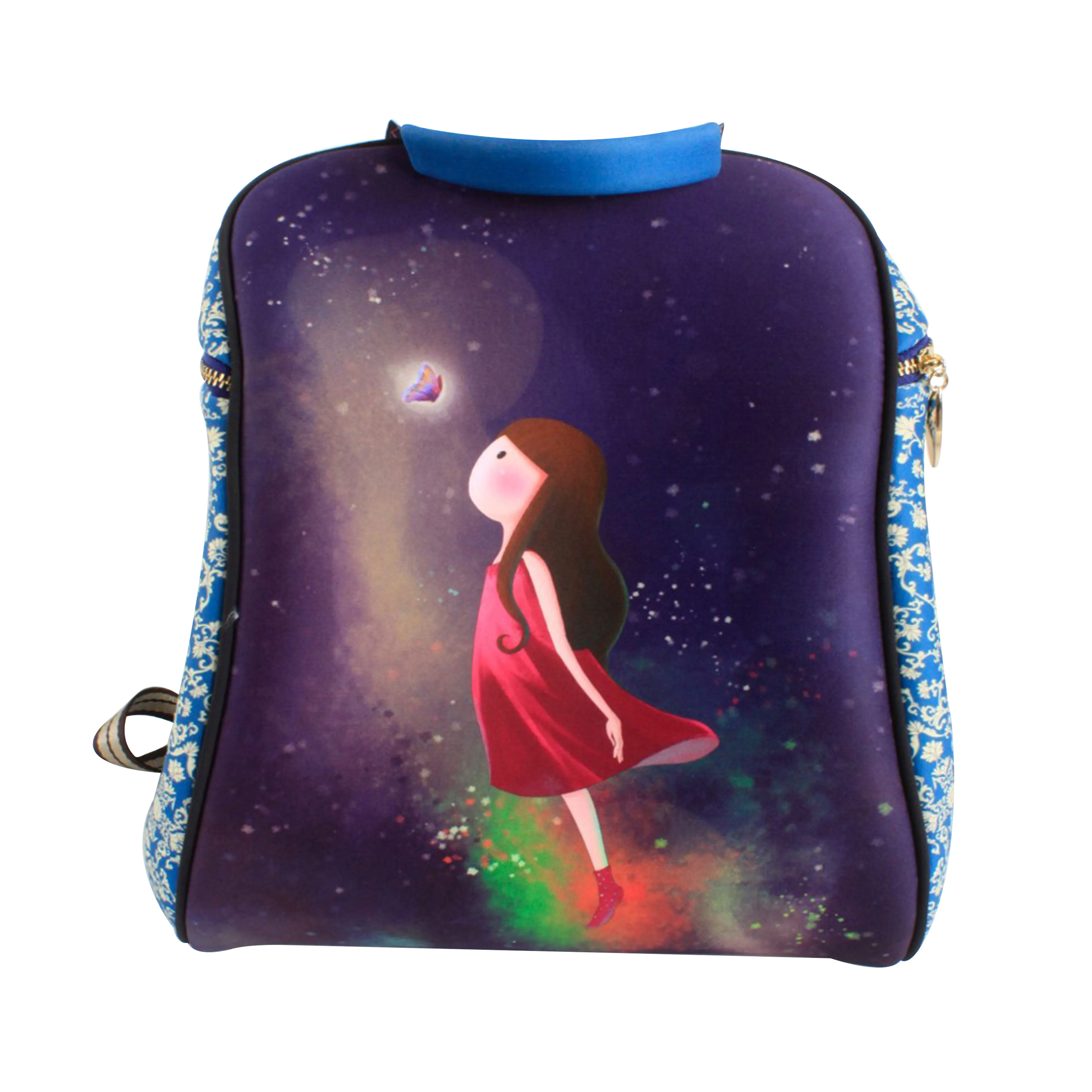 New design children backpack neoprene waterproof kids school bag