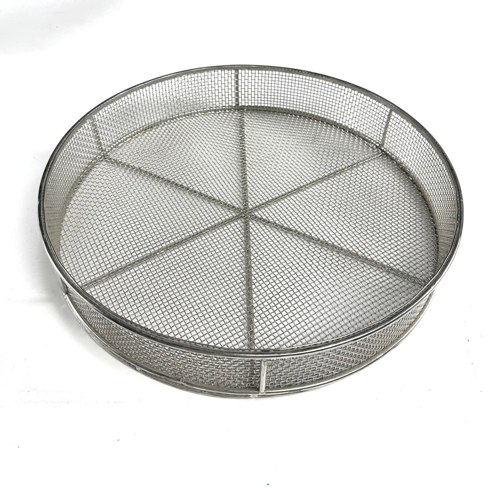 Manufacturers Custom food grade stainless steel wire mesh round basket for filter and storage