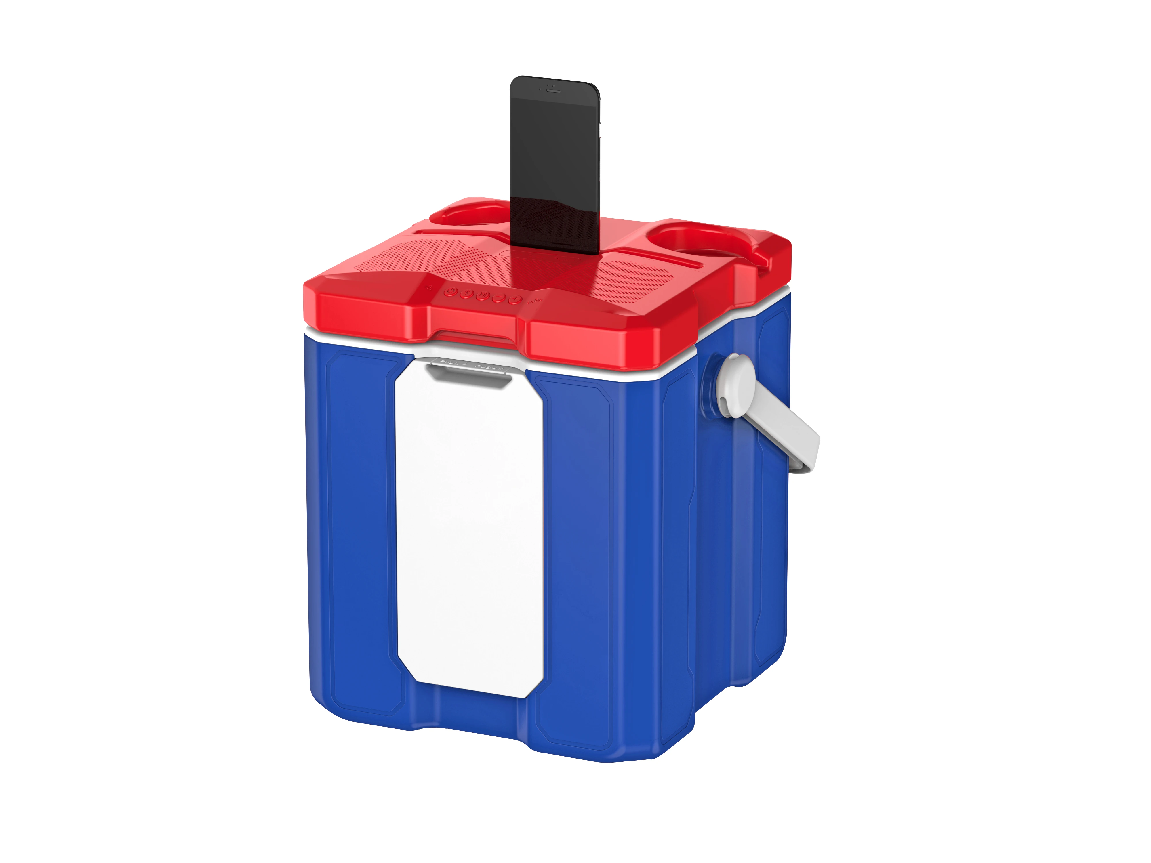 
Portable icebox fashionable Outdoor picnic 12L Beer Can Drinking Cooler Box with speaker and battery 