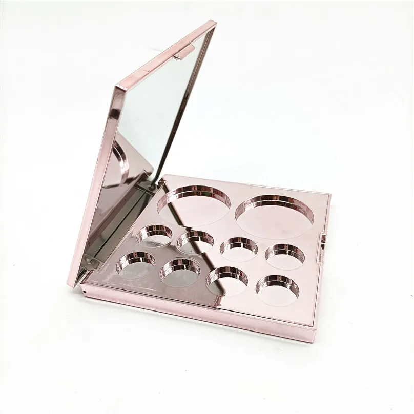 Custom Private Label Empty Makeup Cardboard Eyeshadow Palette Wholesale Empty Eyeshadow Case Packaging