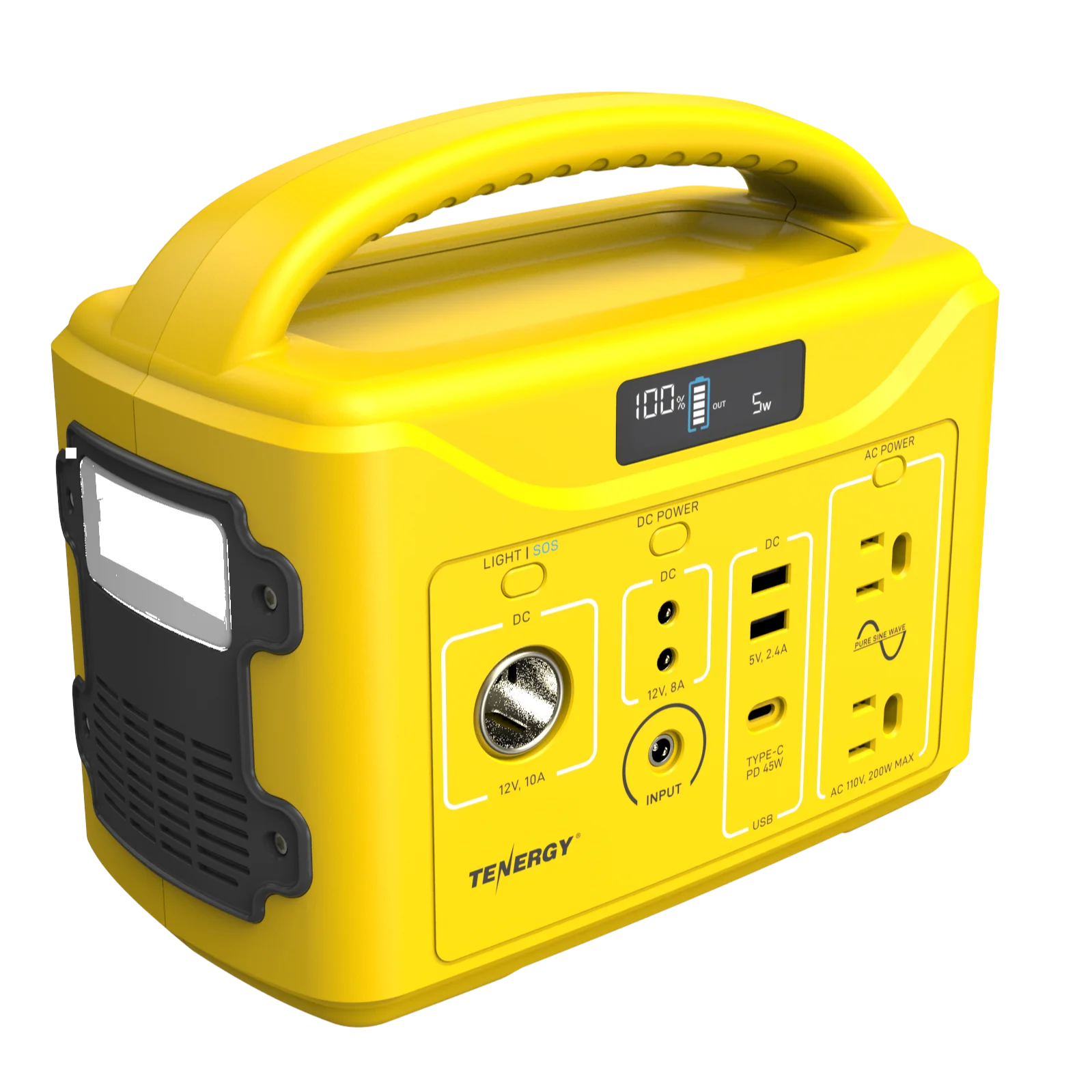 2022 New 600Wh Capacity LifePO4 Solar Energy Storage System Power Station AC DC USB C Output For Outdoor Camping