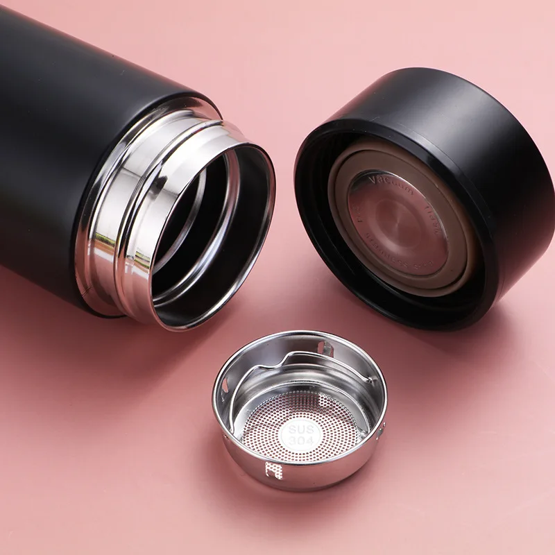 500ml Smart Water Bottle Temperature Show With thermal LED smart Water Bottle drinking water bottle insulated flask thermos