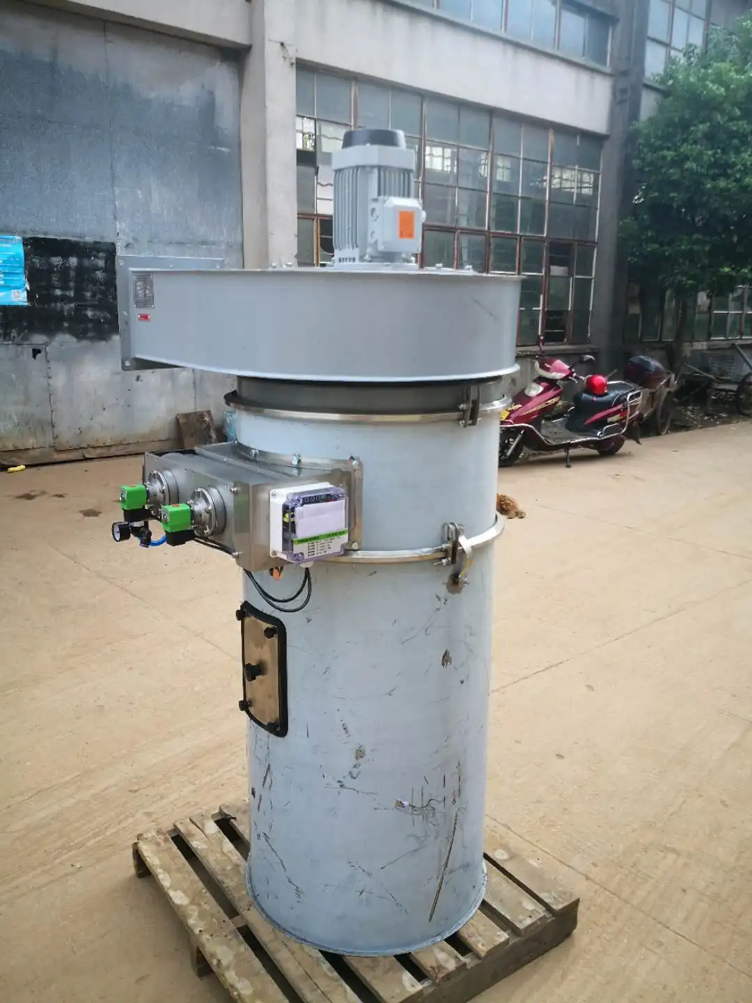 
CHR series silo filter air jet cleaning system chemical industry silo top or packing machine dust collector system 