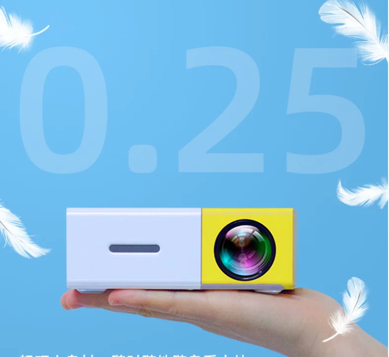 Manufacturer YG300 Micro Mini Projector Home led Portable Small HD 1080P Home Projector