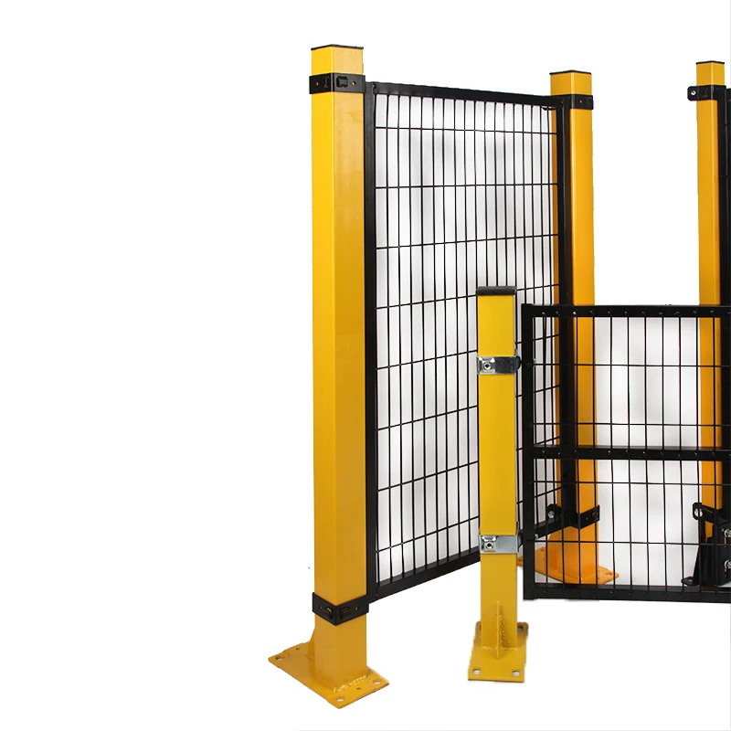 Workshop divider fencing, metal frame welded wire mesh fence