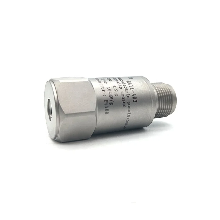 Intrinsically Safe Acceleration/Temperature Accelerometer Vibration Complex Transducer Piezoelectric Sensor