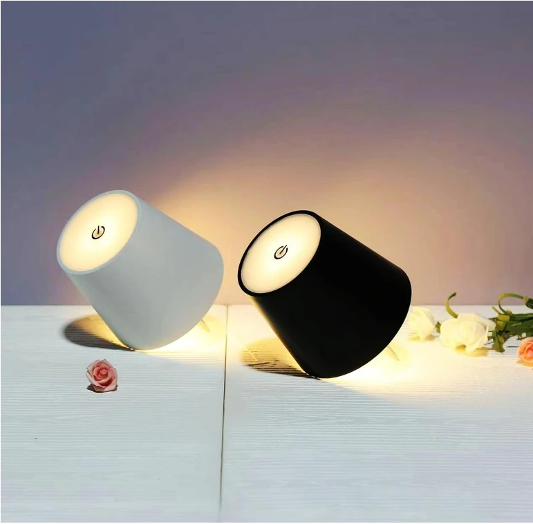 Modern LED Dimmable Bottle Lamp for Bedroom & Bar Touch Control ABS Body with Metal Wine Cork Smart Home Smart Home Lights