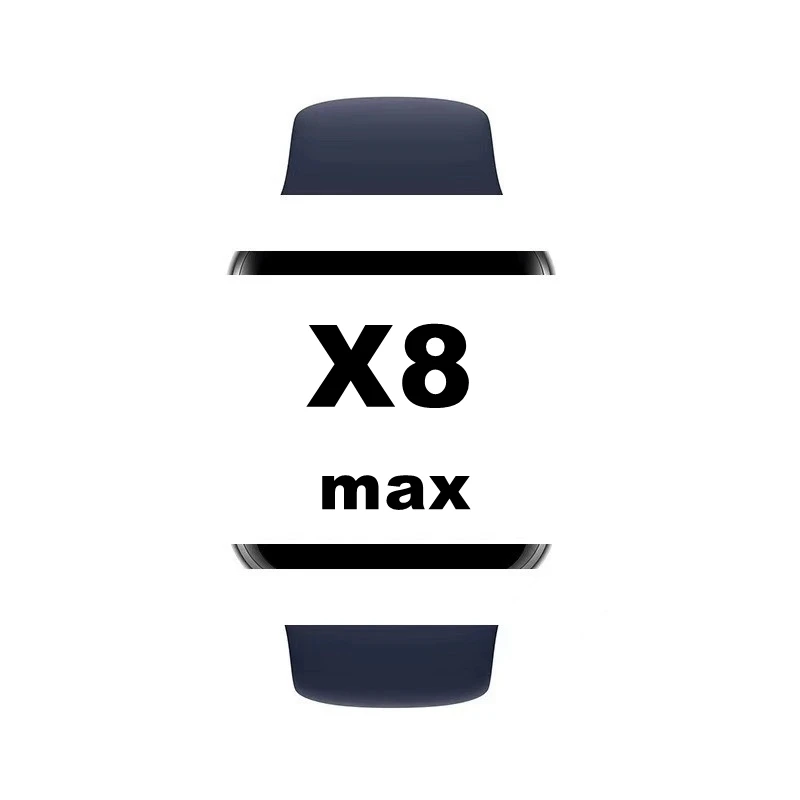 Wholesale Original X8 Max Smart Watch 1.75 inch Dialing Music Sports Sleep Monitoring smartwatch x8 max PK t500 plus series 6