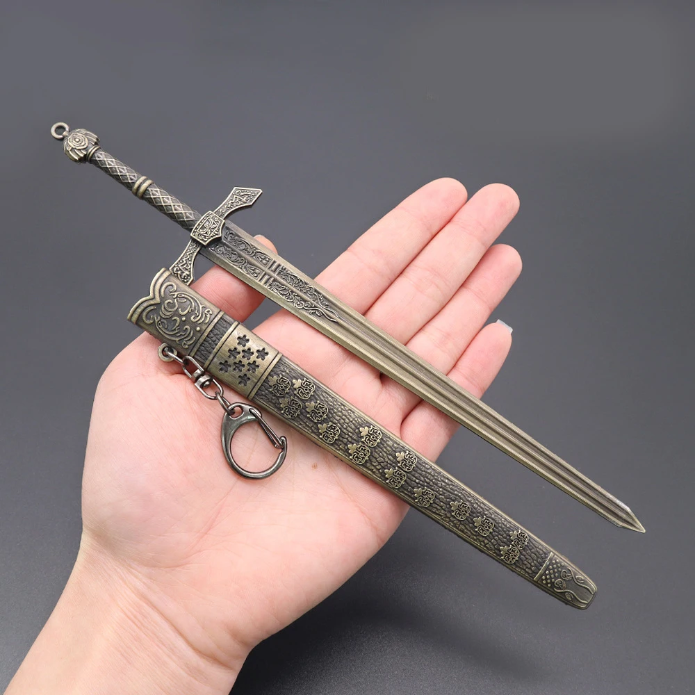 22cm Metal Sword Model Customized Elden Ring Metal Crafts Banished Knight Gift Game Knife Sword
