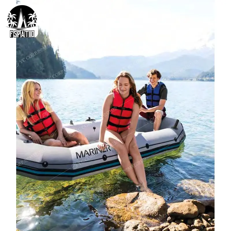 
FSPATIO Amazon MARINER 3 BOAT SET Kayak Professional Series Mariner 3 Set Sailing Plastic Boat Inflatable Boat for fishing 