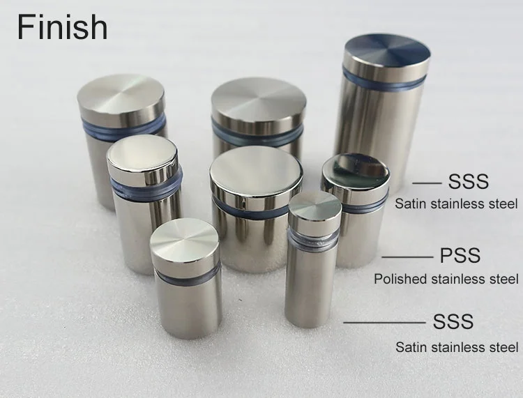 Stainless Steel Standoff Screws Wall Sign Standoff Mounting Hardware Advertising Glass Standoff Nail for Hanging Acrylic Picture