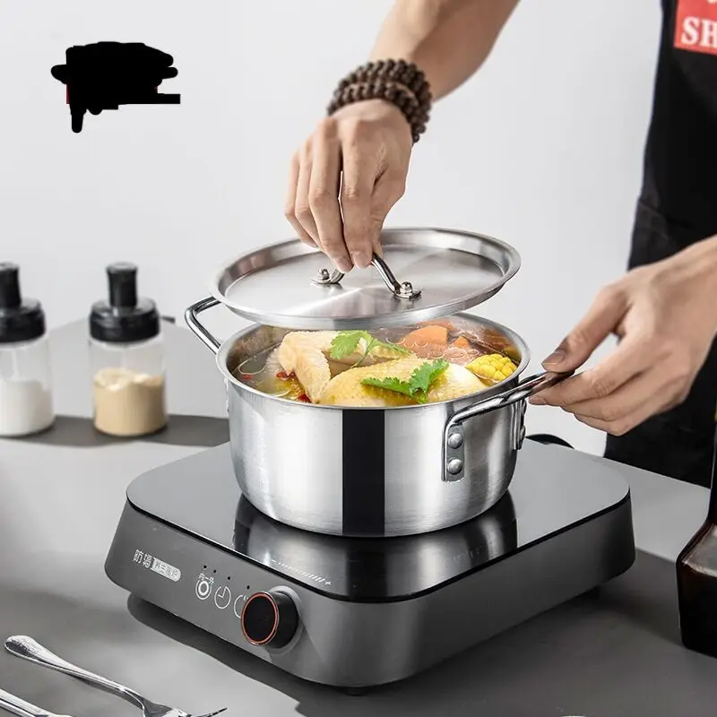 Hot Selling 7pcs High Quality Non Stick Cooking Big Pot Cookware Set Die Cast Aluminum Non-Stick With Double Handles For Kitchen