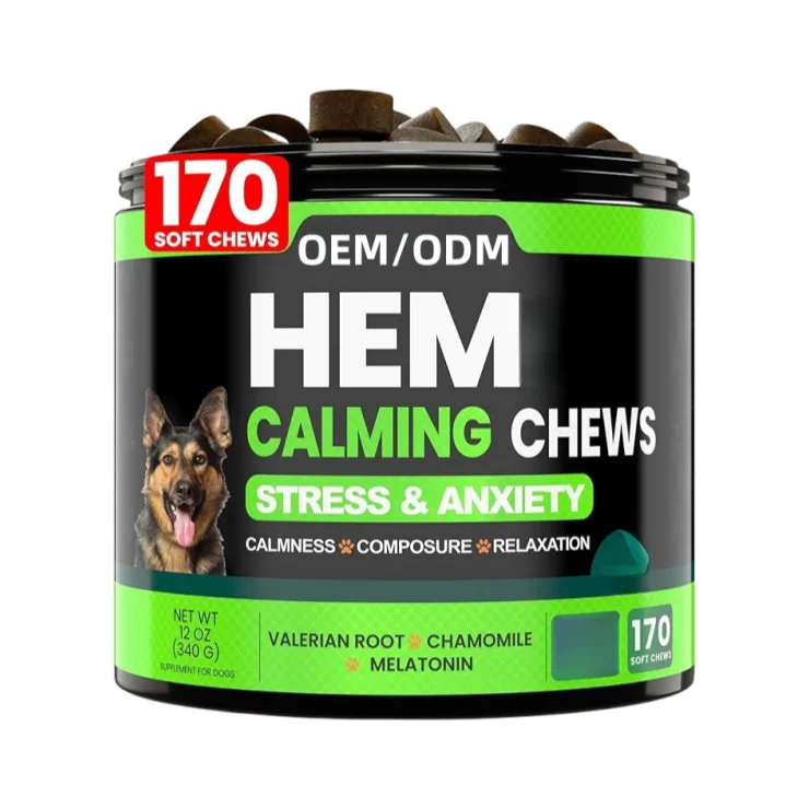OEMCalming Chews for Dogs Composure & Relaxation for Everyday Stress & Separation - Maintain Healthy Stress Levels-Reduce Stress