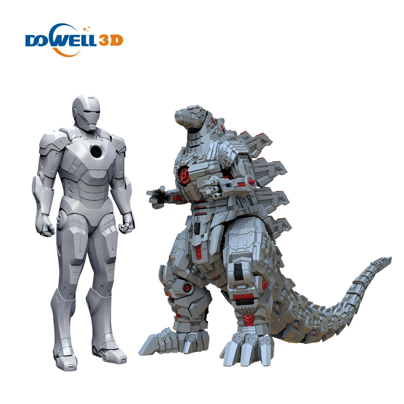 Cheap High Quality 3D Print Service PLA PETG filament 3d printing prototypes front desk statues car bumper vase dinosaur