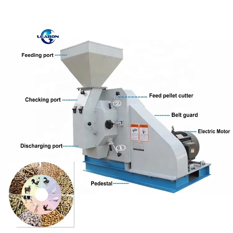 High Capacity Dog Rabbit Fish Pet Food Grass Pellet Machine for Sale