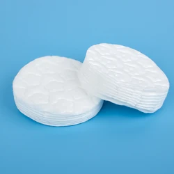 Customized wholesale organic makeup removing pad bamboo reusable cotton round pad