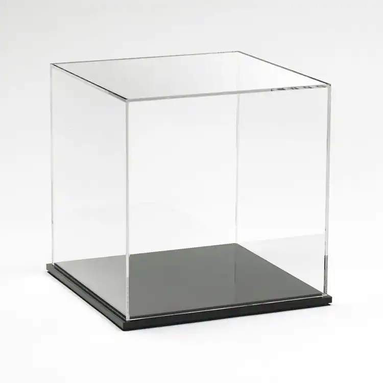 Exquisite Elegant Clear Acrylic Precious Jewelry Box Perspex Keepsakes Box
