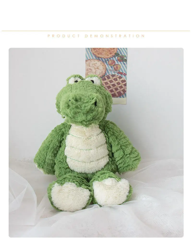 Alligator American wind plush doll machine green doll cartoon cinema plush toy