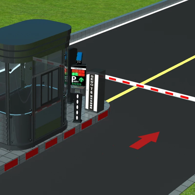 SEWO Competitive Intelligence Automatic Barrier Gate for Car Parking Highway Toll System
