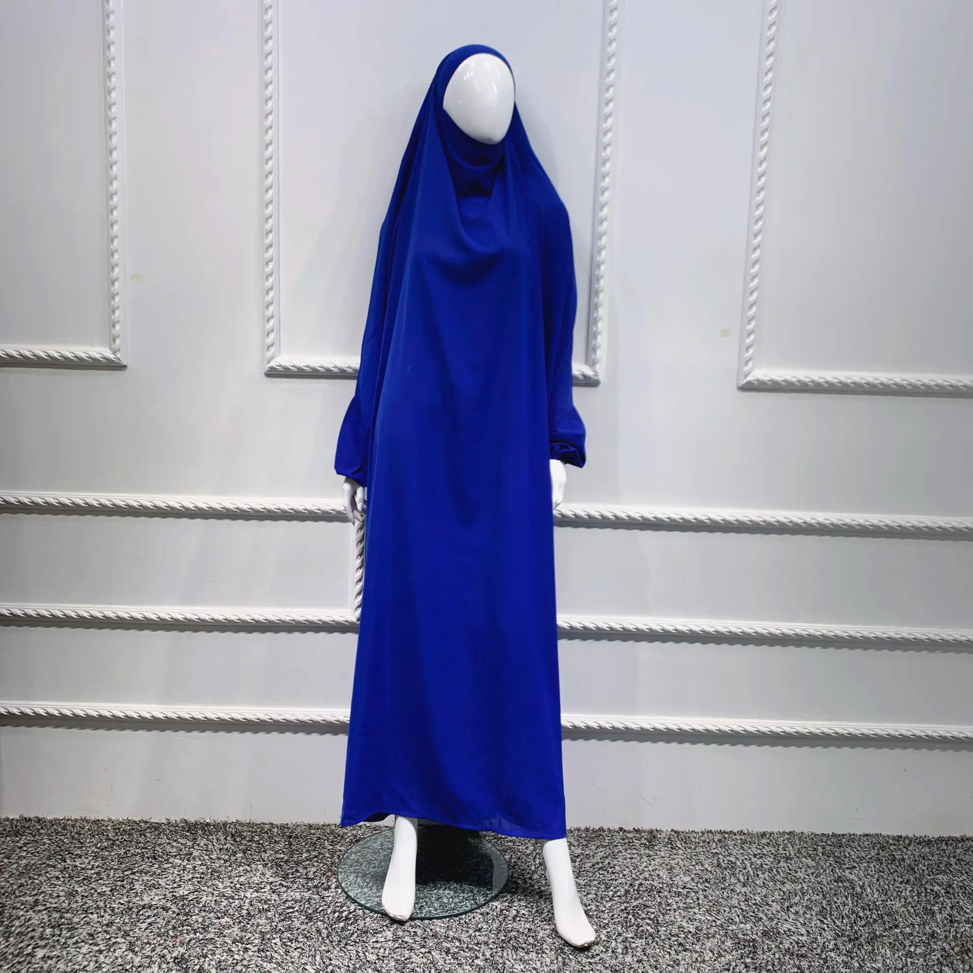 Women Traditional Muslim Islamic Clothing 2023 Long Full Cover Eid Prayer Lady Muslim Hijab Dress Abaya Women Muslim Dress Turke
