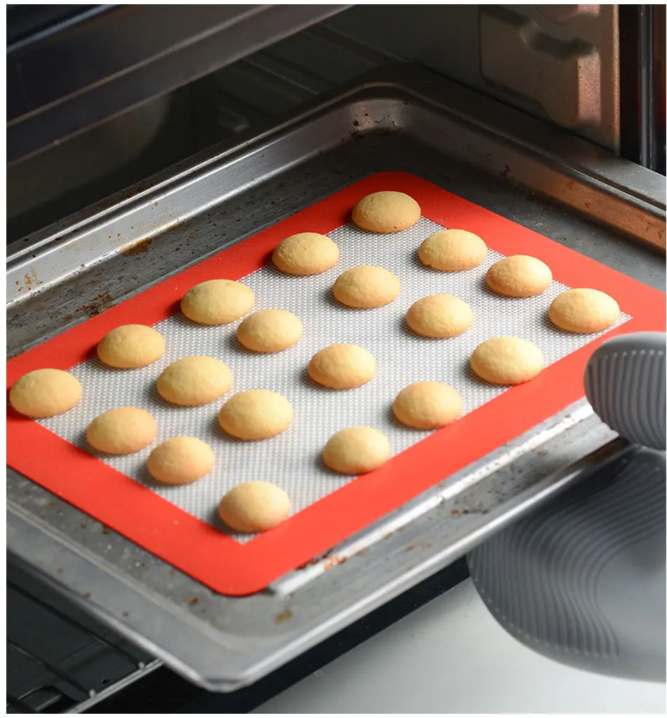 Reusable silicone macaroon baking mat pastry cookie/cake making sheet
