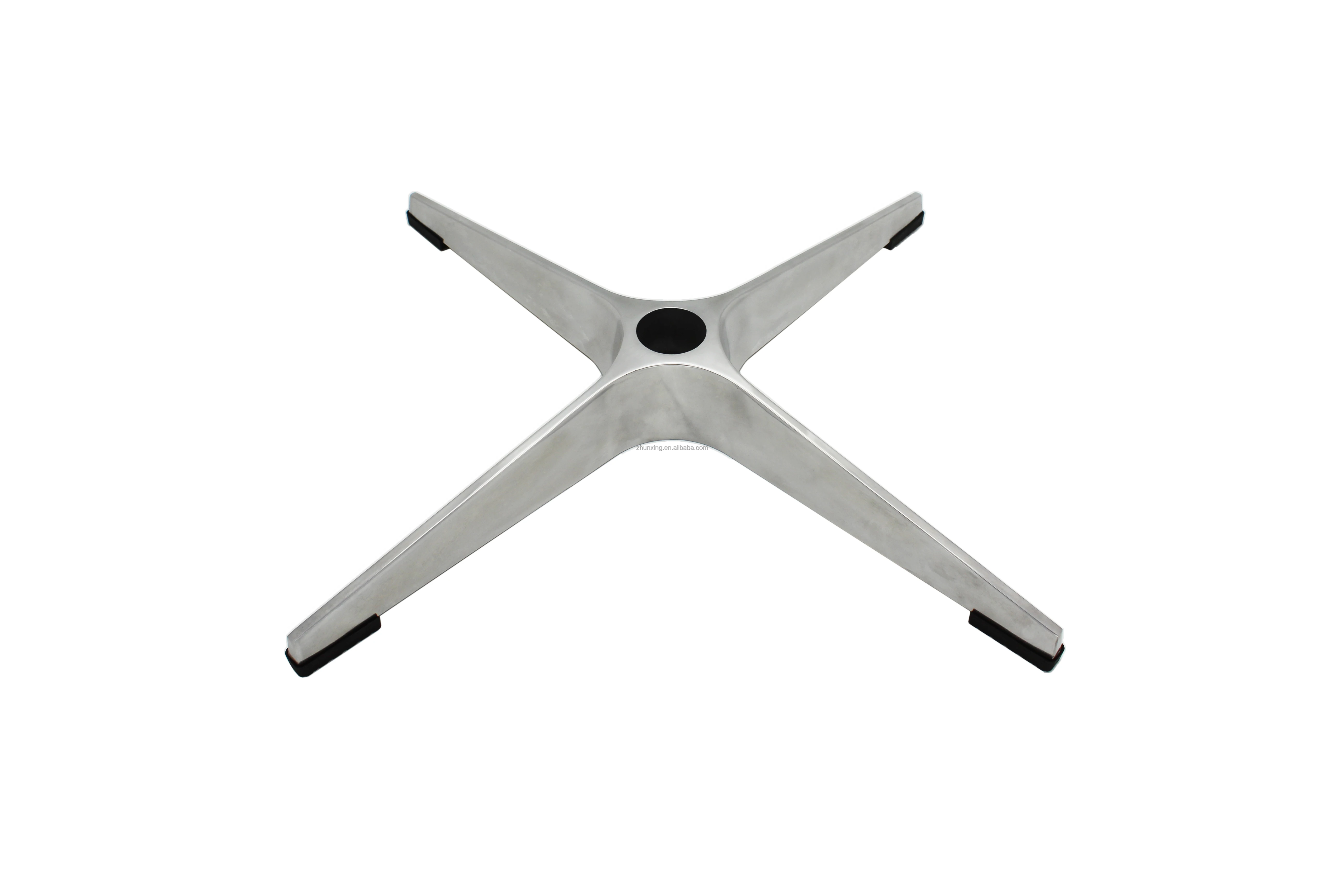 Base Aluminum Furniture Sofa Table/Desk Chair Metal Coffee/Dining  Crisscross Bases