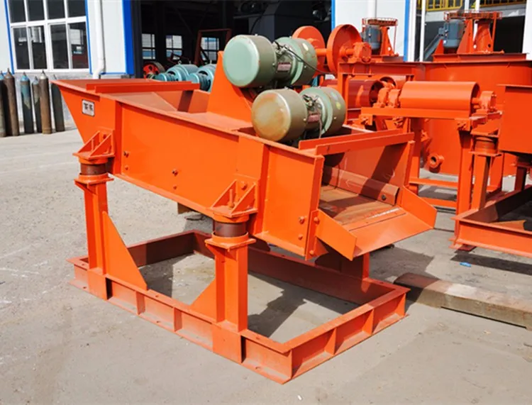 Over 6mm Feeding Size Mining Double Deck Vibrating Screen , Double Deck Vibrating Screen For Sale