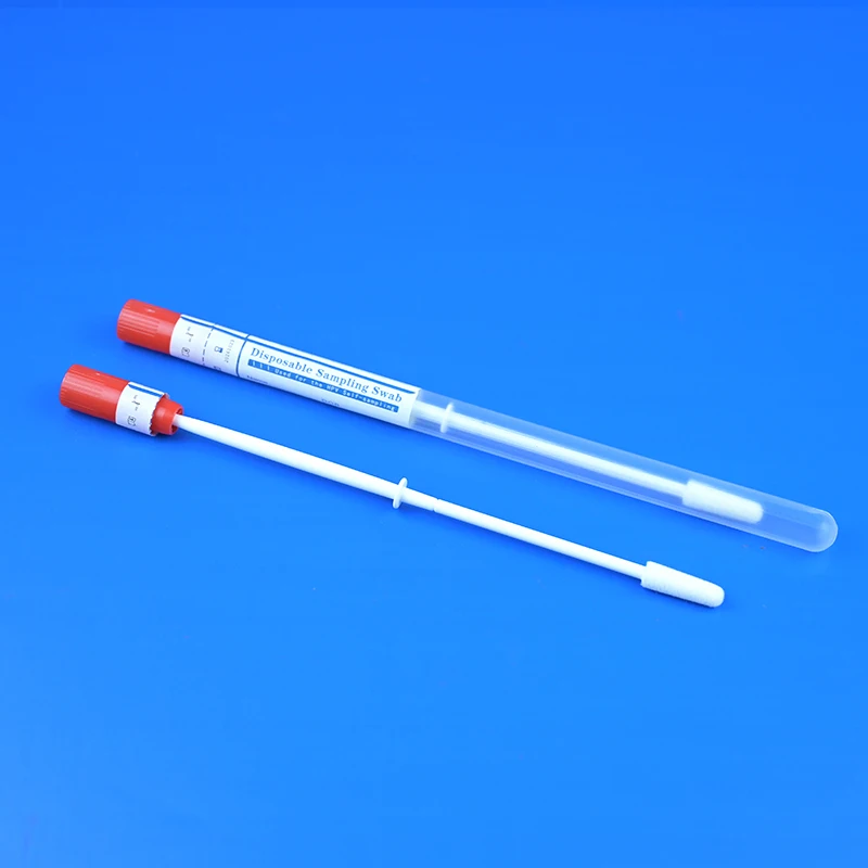 Vaginal Swabs Disposable Specimen Collection Sampling Flocked Swab for Self-sampling Gynecological clinical Swab Packed in Tube