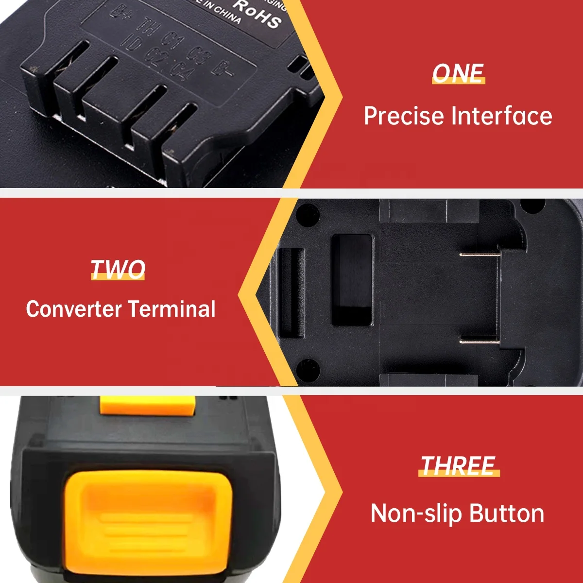 MT20DL Battery Adapter for Makita 18V Li-ion Battery Convert to Dewalt 20V Cordless Power Tools Battery Converter