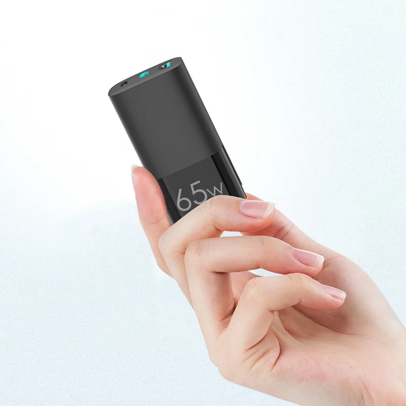 USB C Charger 65W GaN Charger 3 Ports Foldable PD3.0 Wall Fast Charger Phone Block for iPhone 13