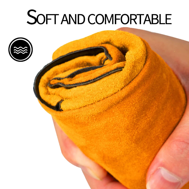 China Factory Direct Selling Protection Hand Anti Fire Leather Welding Gloves Working Safety Gloves for Industry