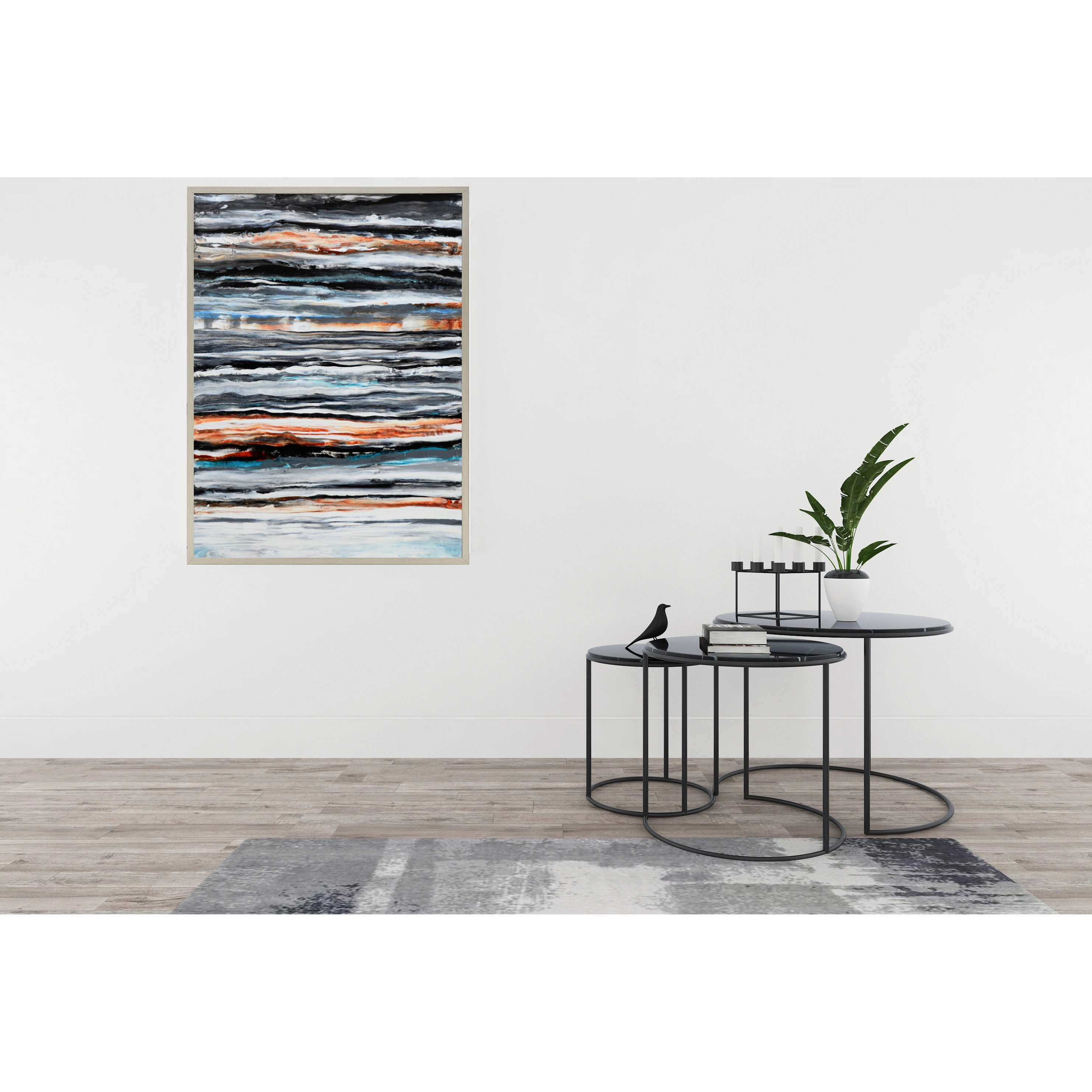 Custom Wholesale living Room Decoration Handmade Abstract Art Works Wall Art Pictures Hotel Hand Painted Canvas Oil Painting