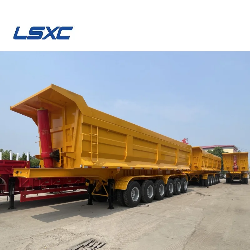 Лидер продаж U-образный передний подъемник 60 тонн 6 осей сверхмощный самосвал