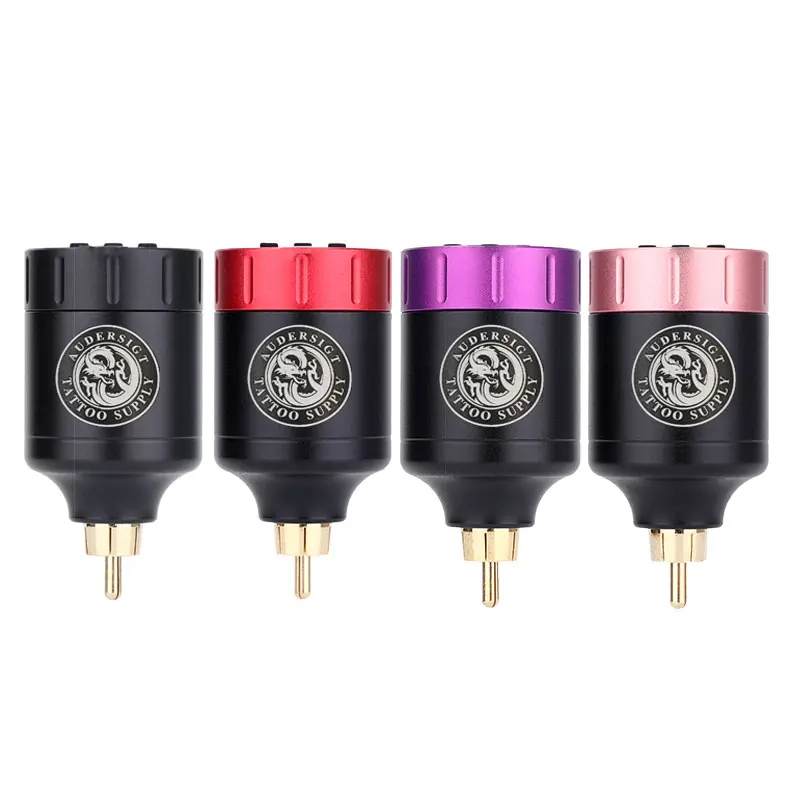 Kissure  RCA Wireless Tattoo Power Tattoo Pen Makeup Machine Mini Aluminum Alloy Tattoo Power Supplies