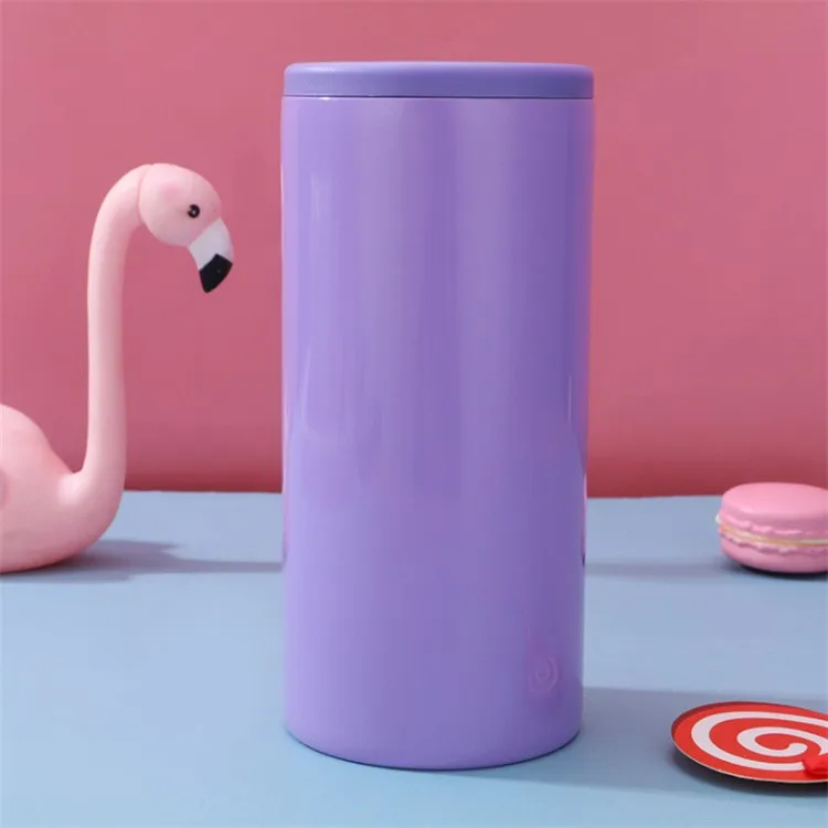 Stainless Steel Cola Can 12Oz Portable Straight Body Insulation Cup Outdoor Thermos Sip Cups