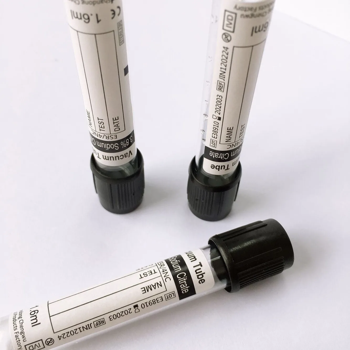 Manufacturer factory price EDTAK2+NaF Glucose Tube Fluoride Plasma Blood Collection Tube CE ISO