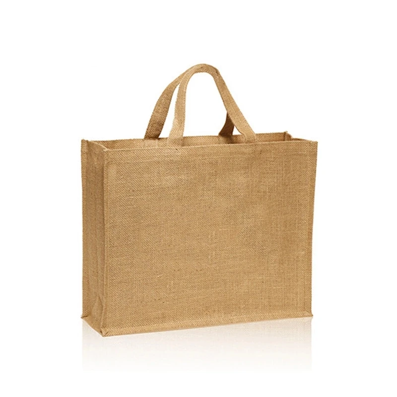 High Quality Reusable and Durable Jute Bag Custom Shopping Tote Bag
