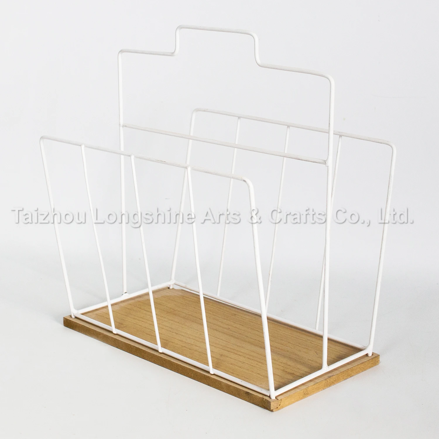 Cheap Desktop Bookshelf  Metal Wire Magazine Storage Rack Holder for Home and Office