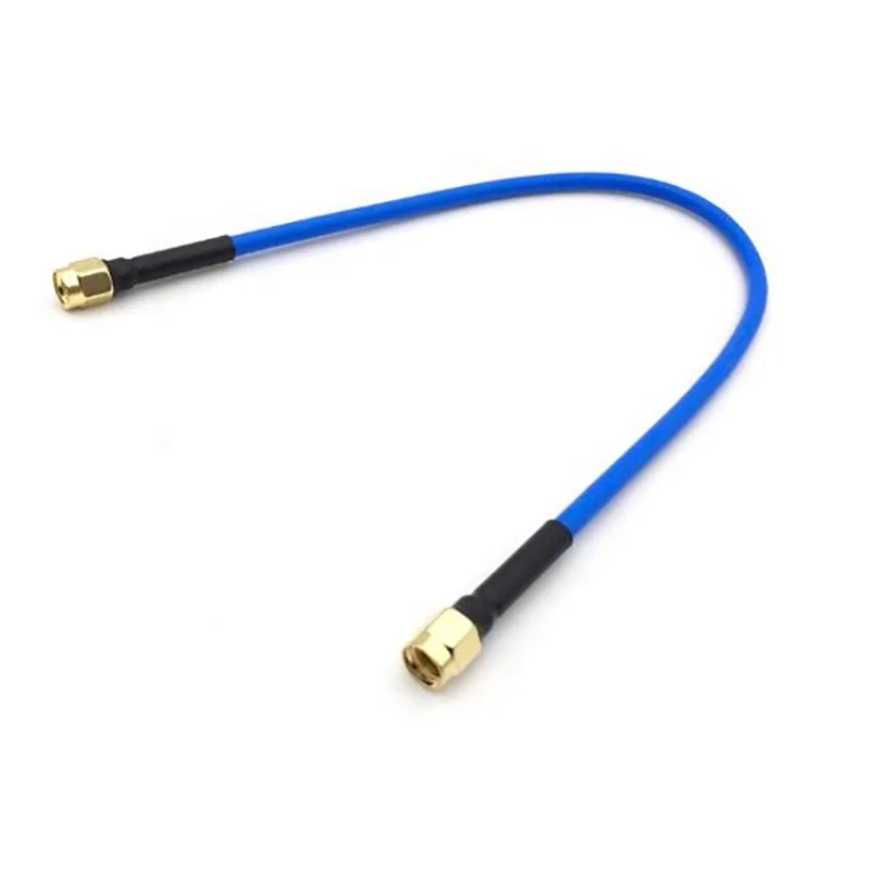Best Selling Product RP SMA Male To RP SMA Male Plug Blue Jacket RG402 Coaxial Cable