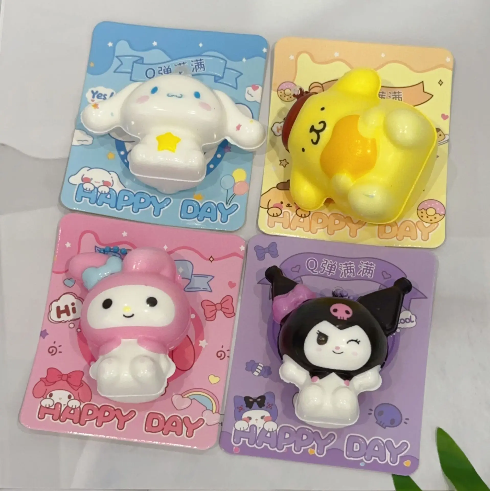 (Wholesale)Hot selling Soft PU Kuromi Melody slow rebound office decompression toy for gift