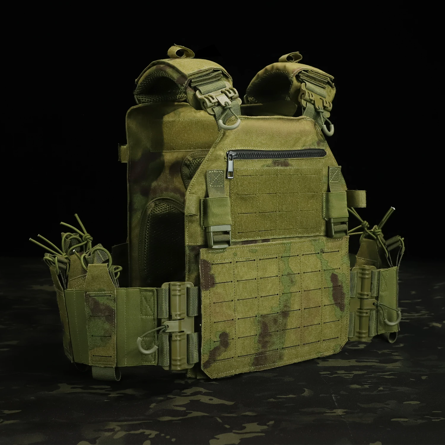 New arrival laser cut vest quick release combat hunting tactico antibalas plate carrier tactical vest