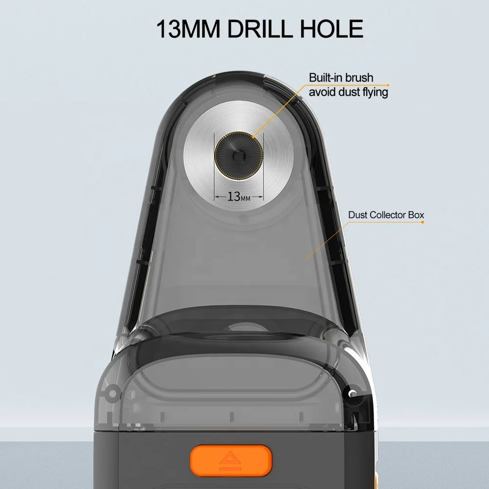 GVDA Laser Level Mobile Bracket Alignment Drilling Tools Electric Suction Vacuum Drilling Dust Collector for Hammer Screwdriver